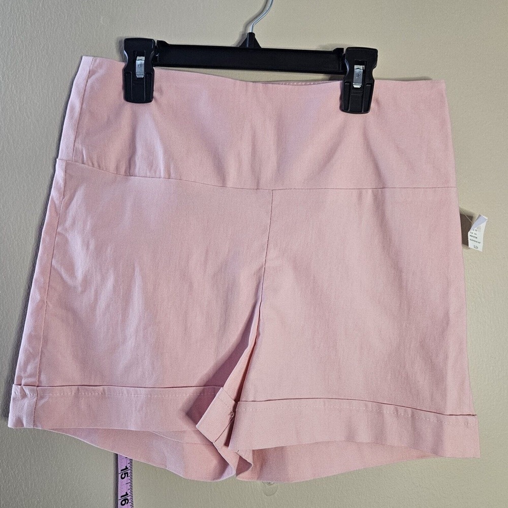 Wearever High Waist Blush Stretch Shorts Sz XL NWT